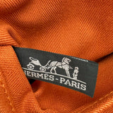 エルメス HERMES ヴァルパライソPM オレンジ シルバー金具 トワル レディース ハンドバッグ
