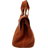 エルメス HERMES ヴァルパライソPM オレンジ シルバー金具 トワル レディース ハンドバッグ