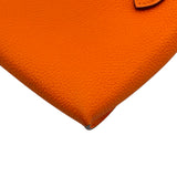 エルメス HERMES ヴィドポッシュ B刻印 オレンジ シルバー金具 トゴ レディース ボディバッグ