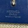 エルメス HERMES エールバッグジップPM Z刻印 ブルー シルバー金具 トワル レディース ショルダーバッグ