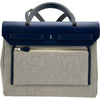 エルメス HERMES エールバッグジップPM Z刻印 ブルー シルバー金具 トワル レディース ショルダーバッグ
