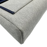 エルメス HERMES エールバッグジップPM Z刻印 ブルー シルバー金具 トワル レディース ショルダーバッグ