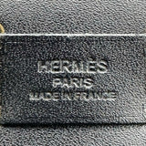 エルメス HERMES エールバッグジップミニ K刻印 ブラック ゴールド金具 トワル レディース ショルダーバッグ