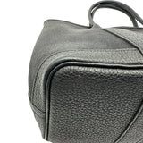 エルメス HERMES ガーデンパーティTPM X刻印 ブラック シルバー金具 トワル レディース トートバッグ