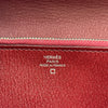 エルメス HERMES ケリーウォレット ギリーズ D刻印 ルージュアッシュ シルバー金具 アリゲーター レディース 長財布