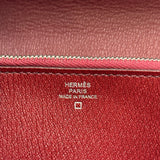 エルメス HERMES ケリーウォレット ギリーズ D刻印 ルージュアッシュ シルバー金具 アリゲーター レディース 長財布