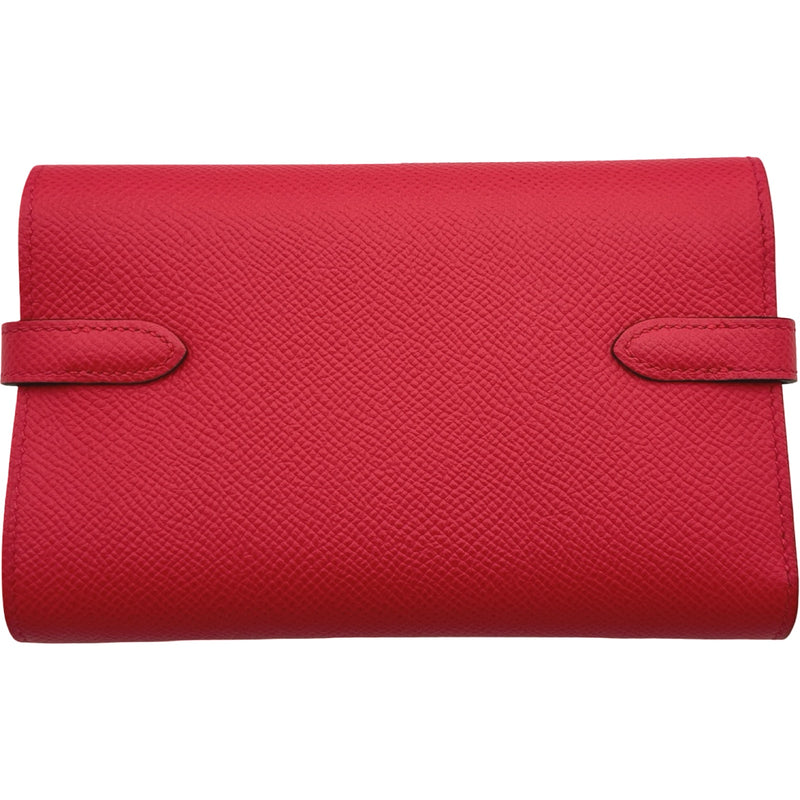 エルメス HERMES ケリーウォレット ミディアム D刻印 ローズ