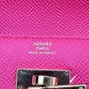 エルメス HERMES ケリーウォレット ミディアム D刻印 ローズエクストリーム ゴールド金具 エプソン レディース 二つ折り財布