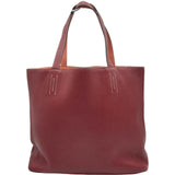 エルメス HERMES ドゥブルセンス45 □Q刻印 クレヴェット・ルージュアッシュ トリヨン レディース トートバッグ