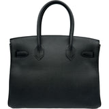 エルメス HERMES バーキン30 T刻印 ブラック シルバー金具 エプソン レディース ハンドバッグ