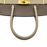 エルメス HERMES バーキン30 パーソナルオーダー C刻印 エトゥープ/トレンチ ゴールド金具 エプソン レディース ハンドバッグ