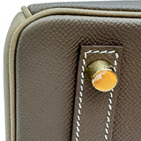 エルメス HERMES バーキン30 パーソナルオーダー C刻印 エトゥープ/トレンチ ゴールド金具 エプソン レディース ハンドバッグ