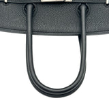エルメス HERMES バーキン35 □M刻印 ブラック シルバー金具 トゴ レディース ハンドバッグ