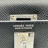 エルメス HERMES ミニケリー2 G刻印 ブラック シルバー金具 エプソン レディース ショルダーバッグ