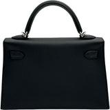 エルメス HERMES ミニケリー2 G刻印 ブラック シルバー金具 エプソン レディース ショルダーバッグ