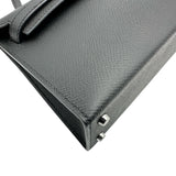 エルメス HERMES ミニケリー2 G刻印 ブラック シルバー金具 エプソン レディース ショルダーバッグ