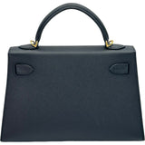 エルメス HERMES ミニケリー2 G刻印 ブラック ゴールド金具 エプソン レディース ショルダーバッグ