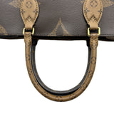 ルイ・ヴィトン LOUIS VUITTON オンザゴーMM M45321 ブラウン ジャイアント/モノグラムキャンバス/リバース レディース ハンドバッグ