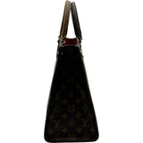 ルイ・ヴィトン LOUIS VUITTON オンザゴーMM M45321 ブラウン ジャイアント/モノグラムキャンバス/リバース レディース ハンドバッグ