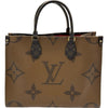 ルイ・ヴィトン LOUIS VUITTON オンザゴーMM M45321 ブラウン ジャイアント/モノグラムキャンバス/リバース レディース ハンドバッグ