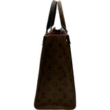 ルイ・ヴィトン LOUIS VUITTON オンザゴーMM M45321 ブラウン ジャイアント/モノグラムキャンバス/リバース レディース ハンドバッグ