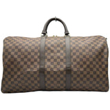 ルイ・ヴィトン LOUIS VUITTON キーポル・バンドリエール 55 N41414 ブラウン ダミエ・エベヌ メンズ ショルダーバッグ