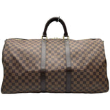ルイ・ヴィトン LOUIS VUITTON キーポル・バンドリエール 55 N41414 ブラウン ダミエ・エベヌ メンズ ショルダーバッグ