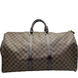 ルイ・ヴィトン LOUIS VUITTON キーポル・バンドリエール55 N41414 ブラウン ダミエ ユニセックス ボストンバッグ