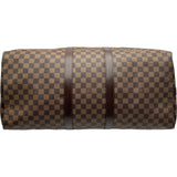 ルイ・ヴィトン LOUIS VUITTON キーポル・バンドリエール55 N41414 ブラウン ダミエ ユニセックス ボストンバッグ