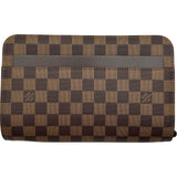 ルイ・ヴィトン LOUIS VUITTON サンルイ N51993 ブラウン ダミエ ユニセックス クラッチバッグ