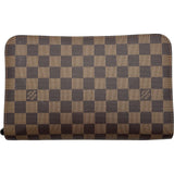 ルイ・ヴィトン LOUIS VUITTON サンルイ N51993 ブラウン ダミエ ユニセックス クラッチバッグ