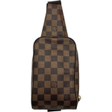 ルイ・ヴィトン LOUIS VUITTON ジェロニモス N51994 ブラウン ダミエ メンズ ボディバッグ