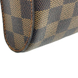 ルイ・ヴィトン LOUIS VUITTON ジェロニモス N51994 ブラウン ダミエ メンズ ボディバッグ
