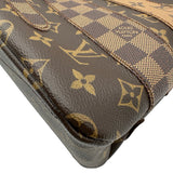 ルイ・ヴィトン LOUIS VUITTON ショッパートートMM NIGO M15274 ブラウン モノグラム・ランドスケープ メンズ ショルダーバッグ