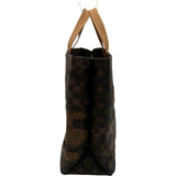 ルイ・ヴィトン LOUIS VUITTON ショッパートートMM NIGO M15274 ブラウン モノグラム・ランドスケープ メンズ ショルダーバッグ