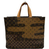 ルイ・ヴィトン LOUIS VUITTON ショッパートートMM NIGO M15274 ブラウン モノグラム・ランドスケープ メンズ ショルダーバッグ