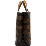 ルイ・ヴィトン LOUIS VUITTON ショッパートートMM NIGO M15274 ブラウン モノグラム・ランドスケープ メンズ ショルダーバッグ