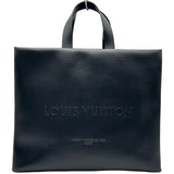ルイ・ヴィトン LOUIS VUITTON ショッパー・トート MM N28309 ノワール レザー メンズ ショルダーバッグ