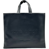 ルイ・ヴィトン LOUIS VUITTON ショッパー・トート MM N28309 ノワール レザー メンズ ショルダーバッグ