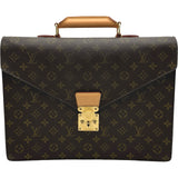 ルイ・ヴィトン LOUIS VUITTON コンセイエ M53331 ブラウン モノグラムキャンバス メンズ ビジネスバッグ
