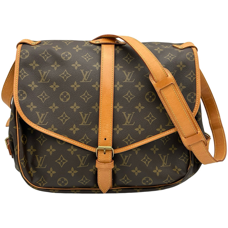LOUIS VUITTON ルイヴィトン モノグラム ソミュール35 ショルダー ルイ・ヴィトン LOUIS VUITTON ソミュール35 M42254 ブラウン