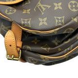 ルイ・ヴィトン LOUIS VUITTON ソミュール35 M42254 ブラウン モノグラムキャンバス レディース ショルダーバッグ