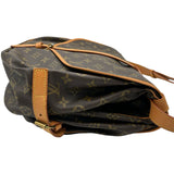 ルイ・ヴィトン LOUIS VUITTON ソミュール35 M42254 ブラウン モノグラムキャンバス レディース ショルダーバッグ