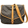 ルイ・ヴィトン LOUIS VUITTON ソミュール35 M40662 ブラウン モノグラムキャンバス レディース ショルダーバッグ