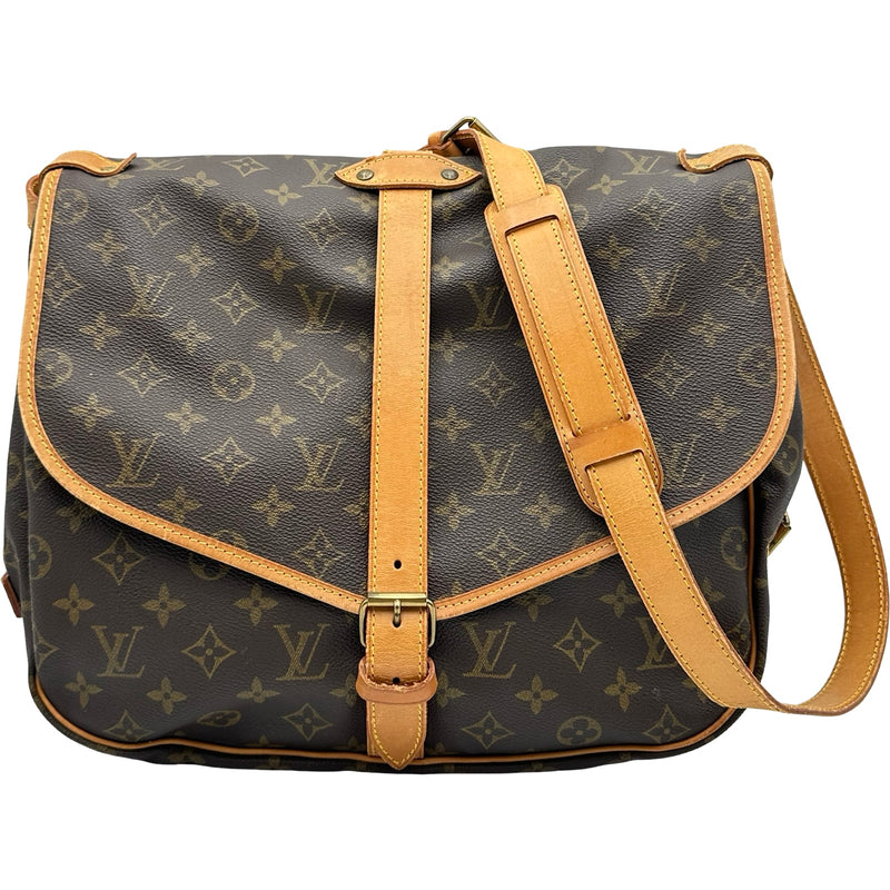 LOUIS VUITTON モノグラム ソミュール35 ルイ・ヴィトン LOUIS VUITTON ソミュール35 M40662 ブラウン