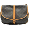 ルイ・ヴィトン LOUIS VUITTON ソミュール35 M40662 ブラウン モノグラムキャンバス レディース ショルダーバッグ