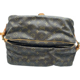 ルイ・ヴィトン LOUIS VUITTON ソミュール35 M40662 ブラウン モノグラムキャンバス レディース ショルダーバッグ