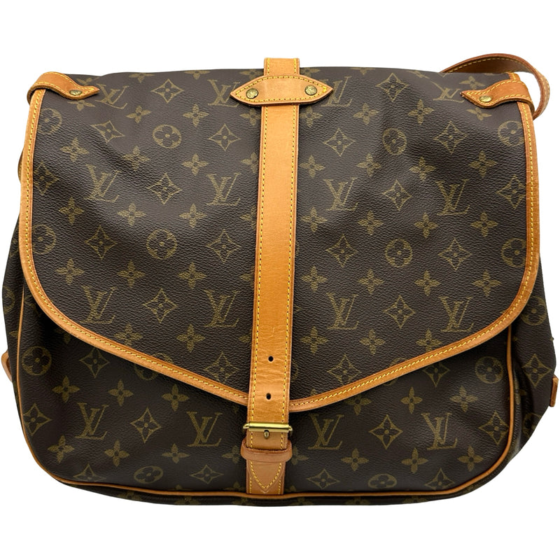 ルイ・ヴィトン LOUIS VUITTON ソミュール35 M42254 ブラウン