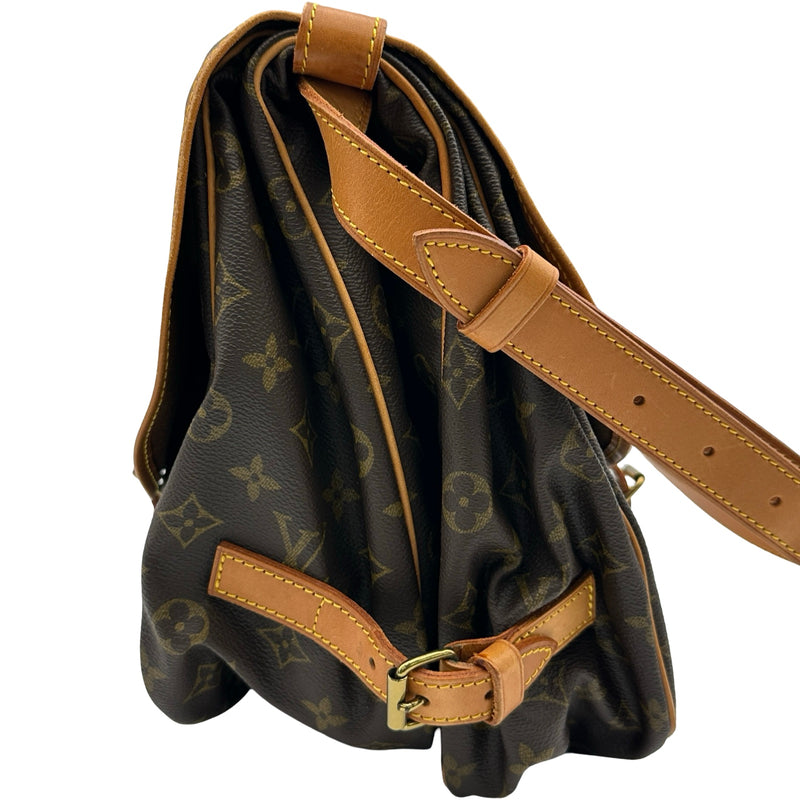 ルイ・ヴィトン LOUIS VUITTON ソミュール35 M42254 ブラウン