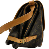ルイ・ヴィトン LOUIS VUITTON ソミュール35 M42254 ブラウン モノグラムキャンバス レディース ショルダーバッグ